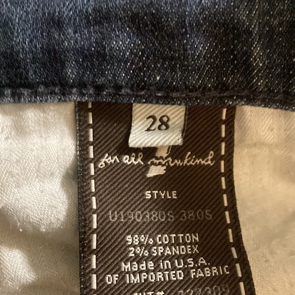 7 For all mankind blue jeans - Picture 6 of 7
